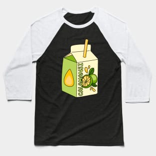 Calamansi Fruit Juice Box Baseball T-Shirt